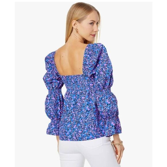Lilly Pulitzer Preslee Long Sleeve Top 8 - Picture 2 of 12